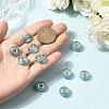 Rondelle Handmade Gold Sand Lampwork European Large Hole Beads X-LPDL-R007-07B-5
