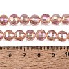 Transparent Glass Beads Strands GLAA-Q107-02A-03-4