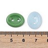 2-Hole Glass Buttons PORC-R010-05-3
