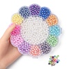 13 Style Spray Painted ABS Plastic Imitation Pearl Beads OACR-YW0001-41-4