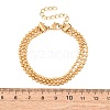 304 Stainless Steel Ball Chain Multi-strand Bracelets BJEW-C128-01B-3