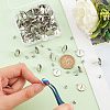 304 Stainless Steel Stud Earring Settings STAS-UN0019-14P-4