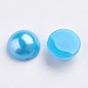 Spray Painted Imitation Pearl Acrylic Cabochons ACRP-F001-5mm-FP16-2