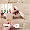150Pcs Paint Wood Brushes AJEW-WA0003-45-3