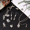 60pcs 30 Style Zinc Alloy Pendants Set PALLOY-PH0002-06-3