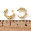 Rack Plating Brass Criss Cross Cuff Earrings EJEW-H099-11G-5