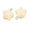 Opaque Resin Pendants RE-CBAF00C-11B-2