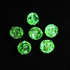 Luminous Handmade Enamel Gold Sand Glass Beads Strands LAMP-U004-08B-1