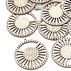 Undyed Wood Chandelier Component Links LS-X-WOOD-T008-44-1