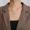 304 Stainless Steel Pendant Necklace TR0656-1-4