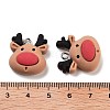 Christmas Theme Opaque Resin Pendants RESI-N039-112-3