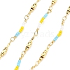 Brass Ball Chains KK-D368-02G-F-1