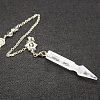 Natural Quartz Crystal Dowsing Pendulum Big Pendants PW-WGFADFA-01-1