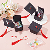 Graduation Cap Shaped Paper Gift Box Sets AJEW-WR0002-70-4