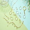 18Pcs 3 Styles Glass Charms KK-SZ0002-63-8