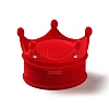 Flocking Plastic Crown Finger Ring Boxes CON-B008-01B-3