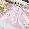 5Pcs 5 Styles Plastic Clay Pressed Molds DIY-SC0031-03-3