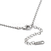 Ion Plating(IP) 304 Stainless Steel Ball Chain Necklace for Men Women NJEW-M200-12P-3
