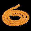 Transparent Glass Beads Strands X-EGLA-A034-T4mm-MD05-4