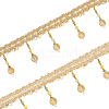 Curtain Plastic Beaded Fringe Trim OCOR-WH0090-69D-1