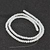 Faceted Rondelle Glass Beads Strands GLAA-I033-3mm-03-2