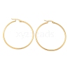Ion Plating(IP) 304 Stainless Steel Hoop Earrings EJEW-N0016-11G-H-2