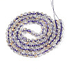Crackle Transparent Glass Beads Strands GLAA-N030-8mm-01C-2
