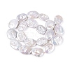Natural Nucleated Baroque Keshi Pearl Beads Strands PEAR-S022-B-01-3