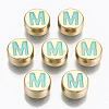 Alloy Enamel Beads X-ENAM-S122-029M-RS-1