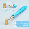 Brass Jewelry Hammers Set TOOL-WH0019-84-4