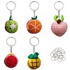 DIY Fruit Theme Keychain Making Kit DIY-FG0002-98-1