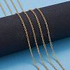 PVD Vacuum Plating 304 Stainless Steel Cable Chains CHS-F007-01G-B-6