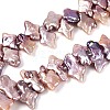 Natural Baroque Keshi Pearl Beads Strands PEAR-S022-02B-2
