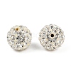 Czech Glass Rhinestones Beads RB-E482-8mm-001-4