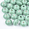 Handmade Porcelain Beads PORC-Q173-12x7mm-21-1