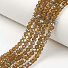 Electroplate Glass Beads Strands EGLA-A034-T1mm-L10-1