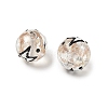 Luminous Handmade Enamel Gold Sand Glass Beads Strands LAMP-U004-08H-4