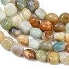 Natural Flower Amazonite Beads Strands GG-CBA787B-A26-3