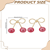 1Pair Alloy Stud Earrings for Women EJEW-LP0003-52-2