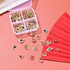 80Pcs 4 Style Rack Plating Eco-Friendly Iron Charms IFIN-YW0001-28-6
