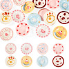 16Pcs 8 Colors Resin Dollhouse Dish AJEW-TA0003-40-1