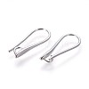 Brass Earring Hooks KK-L177-32P-1