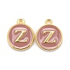 Golden Plated Alloy Enamel Charms X-ENAM-S118-07Z-1