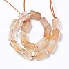 Natural Citrine Beads Strands G-S345-8x11-013-2