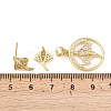 Brass Micro Pave Cubic Zirconia Pendant & Stud Earrings Sets for Women SJEW-F227-01I-G-3