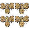 8Pcs Rhinestones Sew on/Iron on Patches DIY-GF0014-05-1