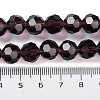 Transparent Glass Beads Strands GLAA-Q104-01D-5