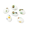 Handmade Millefiori Glass Beads LAMP-U004-02E-1