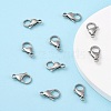 Tarnish Resistant Polished 316 Surgical Stainless Steel Lobster Claw Clasps X-STAS-R072-18A-5