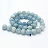 Natural Aquamarine Bead Strands G-P371-23D-2